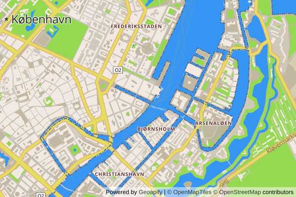 Static map with customized style