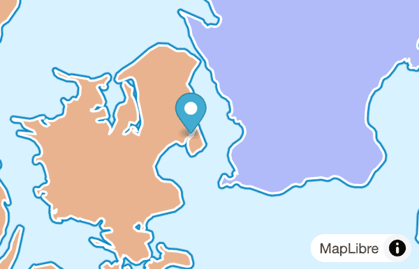 Default MapLibre GL marker