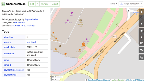 OpenStreetMap Tags